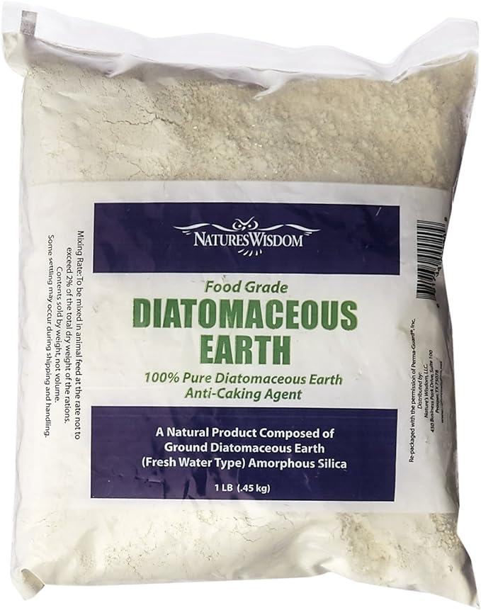 Nature's Wisdom NW020 Food Grade Diatomaceous Earth 1-Pound