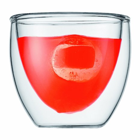 Bodum Pavina 2-12-Ounce Double-Wall EspressoShot Thermo Glasses Set of 2