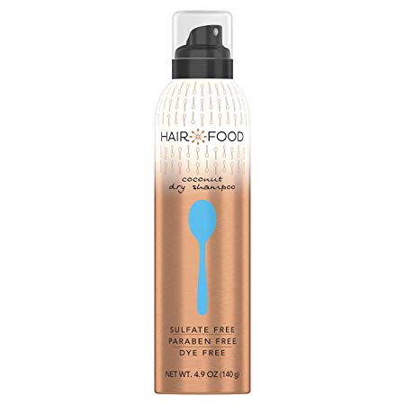 Hair Food Dry Shampoo, Sulfate Free, Dye Free Nourishing Treatment, Coconut, 4.9 OZ