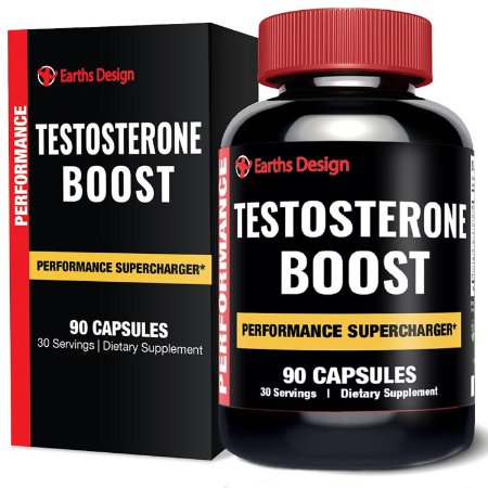 Extreme Testosterone Booster Pills, All-Natural Supplement, Increases Libido, Boosts Stamina, Helps Hormonal Imbalance, With Tribulus and Horny Goat Weed, Feel Stronger, Look Leaner - 90 Capsules