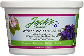 J R Peters Jacks Classic 12-36-14 Special Fertilizer, 8-Ounce, African Violet
