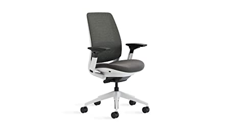 Steelcase Series 2 Office Chair, 3D Microknit Licorice/Cogent Connect Graphite