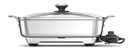 Breville BEF560BSS Breville Thermal Pro Non Stick Frypan, Brushed Stainless Steel