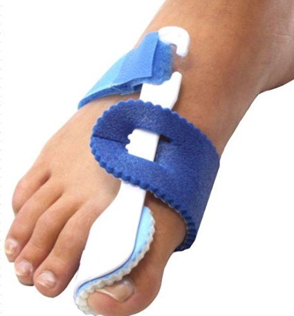 Bunion Regulator Toe Foot Pain Relief Straightener Stretcher Support Separators Properly Positions 2 Nightime Splints Clearance 1 Pair Corrector Feet
