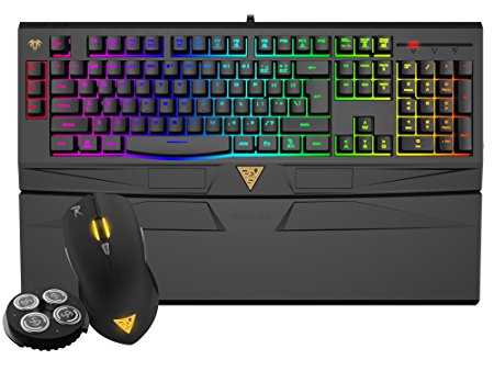 Gamdias Gkc6011 Ares 7 Color Backlit Rgb Membrane Gaming Combo With (Otf) Macro Recording & Ourea Optical Mouse 4000 Dpi