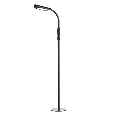 VAVA LED Floor Lamp, Flexible Gooseneck, Dimmable Lighting for Reading and Crafting, Floor Lamp Desk Lamp Two in One, Touch Control Panel, 12W, 1815 Lumens & 50,000 Hours Lifespan