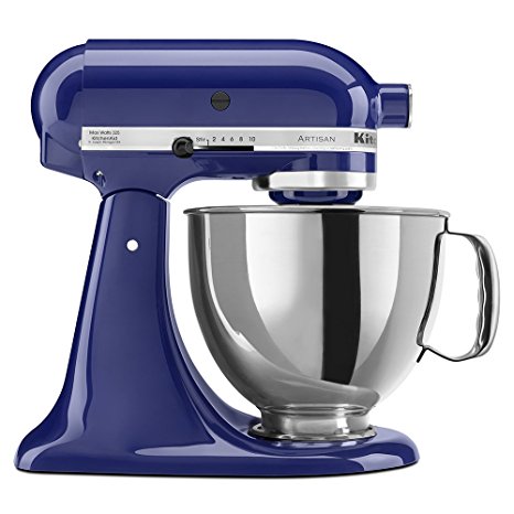 KitchenAid KSM150PSBU Artisan Series 5-Qt. Stand Mixer with Pouring Shield - Cobalt Blue