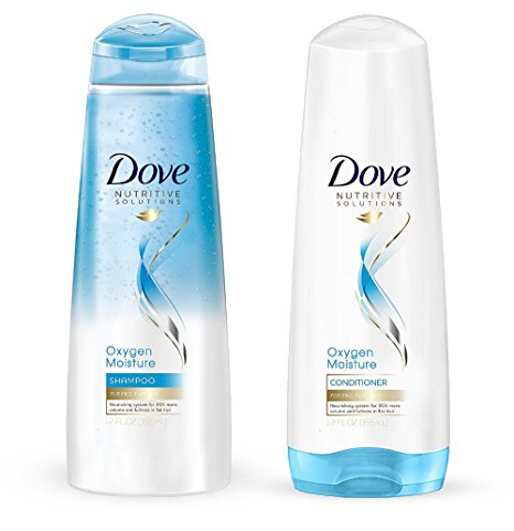 Dove Oxygen Moisture Shampoo and Conditioner Set 12 Ounce