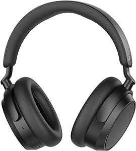 Sennheiser ACCENTUM Plus Wireless Auriculares con Bluetooth - Audio función de Carga rápida, autonomía de 50 Horas y cancelación de Ruido Activa híbrida adaptativa - Negro