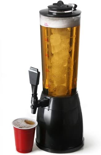 bar@drinkstuff Ice Core Beverage Dispenser | 2.5ltr Drinks Dispenser with Removable Ice Chamber