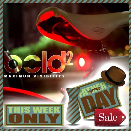 70% OFF One Week Only! Bold II® Lifetime Warranty - USB Bike Tail Light, Built-in Multi-Purpose Clip - Fits All Bikes, Helmet or Backpack, Easy Install (No Tools), Water-resistant - Micro USB Charging Cable Included - Limited Time Offer - Try RISK-FREE!