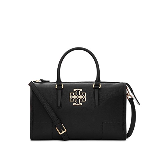 Tory Burch Britten Satchel Women Black Satchel