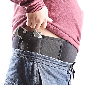 UMITOM Belly Band Holster for Concealed Carry Holster Neoprene Waist Elastic Hand Gun for Pistols Revolvers Fits Up to 54" Belly Carrying System …