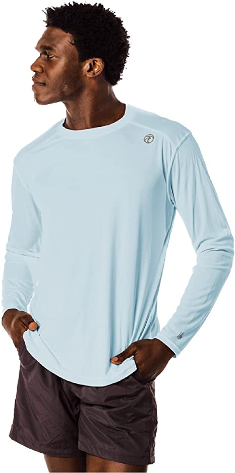 Vapor Apparel Men's Repreve UPF 50  UV Sun Protection Long Sleeve Performance T-Shirt for Outdoor Lifestyle & Sports