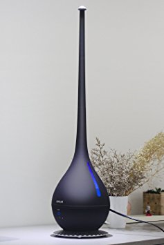 OPOLAR Ultrasonic Cool Mist Vase Humidifier, Four-way Nozzle, Whisper-Quiet, Touch Switch, Night Light, Water Shortage Protection, 2L Capacity for Home Bedroom Babyroom Office