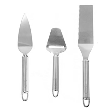 Daixers Stainless Steel Best Pie ,Cake ,Cheese,Pizza ,Pastry Server 3PCS Set Cutter