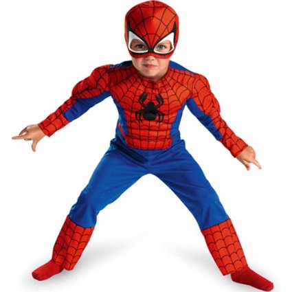 Spiderman Toddler Size: 3T-4T (Red/Blue)
