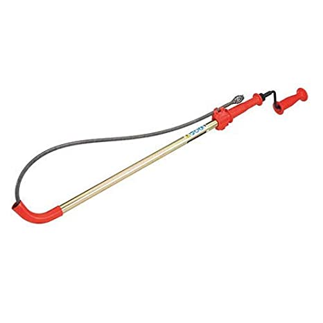 RIDGID K-6P (56658) 6 ft. Toilet Auger with Bulb Head and Heavy Duty Cable