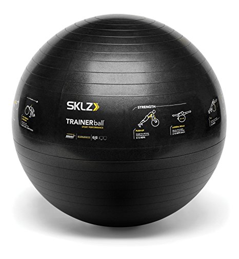 SKLZ Sport Performance Trainer Ball - Self-Guided Stability Ball (65cm) (Pump Not Included)