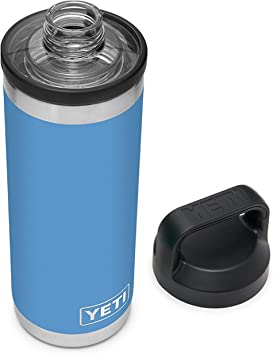 YETI Rambler 18 oz Bottle, Vacuum Insulated, Stainless Steel with Chug Cap