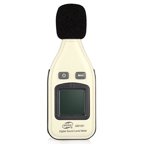 Mondpalast Digital LCD Sound Noise Level Meter Measuring 30~130dBA Decibel Pressure