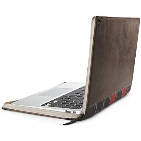 Twelve South BookBook for MacBook | Vintage leather book case/sleeve for 11-inch MacBook Air