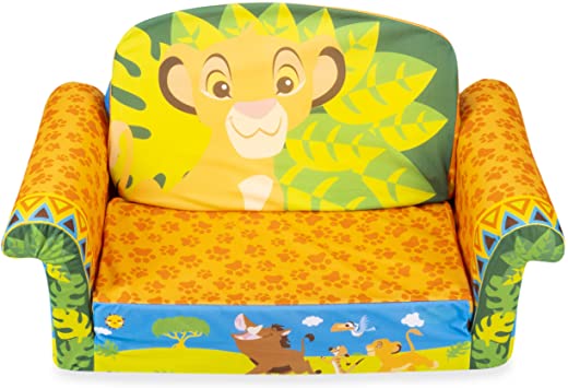 Marshmallow Furniture, Children's 2-in-1 Flip Open Foam Sofa