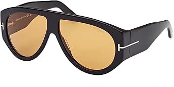 Tom Ford BRONSON FT 1044 Shiny Black/Brown 60/12/140 men Sunglasses