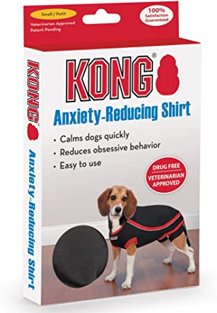 KONG Anxiety Reducing Pet Shirt, Black