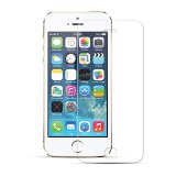 Coolreall Premium Tempered Glass Screen Protector for iPhone 5  5C  5S 033mm HD Ultra Clear