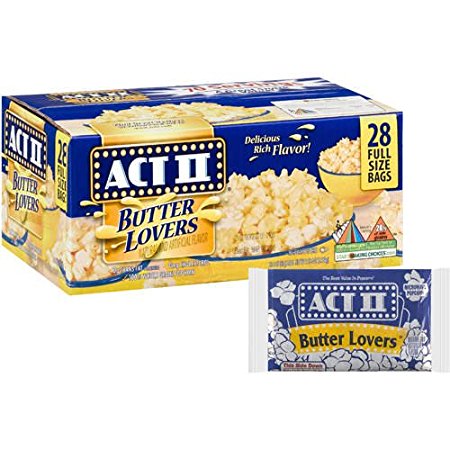 ACT II Butter Lovers Microwave Popcorn - 28/3oz