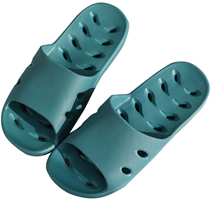 ACEVOG Shower Sandal Slippers Quick Drying Bath Slippers Non-Slip Soft Sole Open Toe House Slippers Shower Shoes for Women and Men