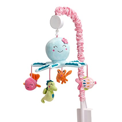 Carter's Sea Collection Musical Mobile, Pink/Blue/Turquoise