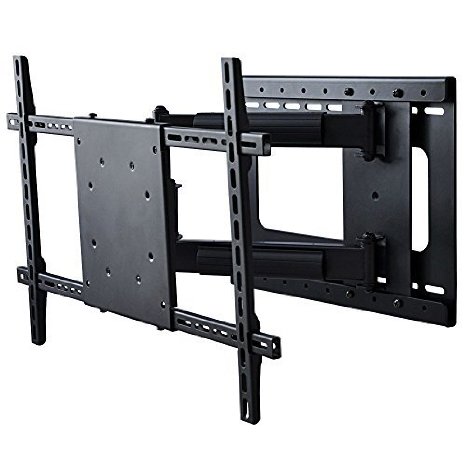 Full Motion TV Wall Mount with Room Correction for Off Center Studs, Fits 32 to 60 Inch TV, VESA compatible to 600x400