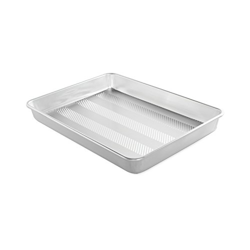 Nordic Ware 44770 Prism 13" X 18" High-Sided Sheet Cake Pan, Metallic