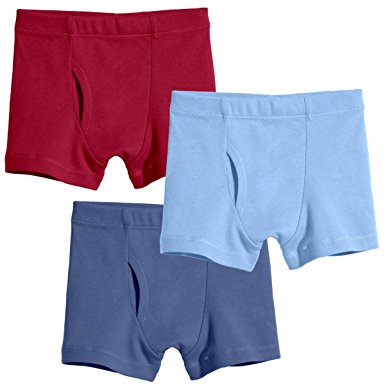 City Threads Boys' Boxer Briefs Underwear In 100% Organic Cotton Made In USA