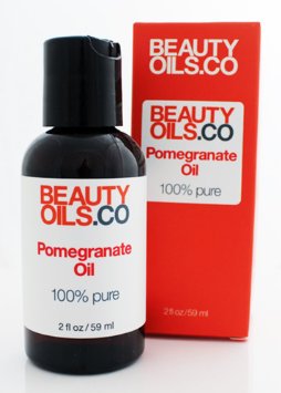 BEAUTYOILSCO Pomegranate Seed Oil Moisturizer - 100 Pure Cold Pressed Beauty Face Oil 2 fl oz