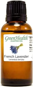 French Lavender – 1 fl oz (30 ml) Glass Bottle – 100% Pure Essential Oil – GreenHealth