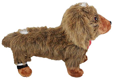 Shelter Pets Series Two: Beaker - 14" Brown Wiener Dog Plush Toy Stuffed Animal - Based on Real-Life Adopted Pets - Beaker Strong - Benefiting The Animal Shelters They were Adopted from - Puppy Doggy