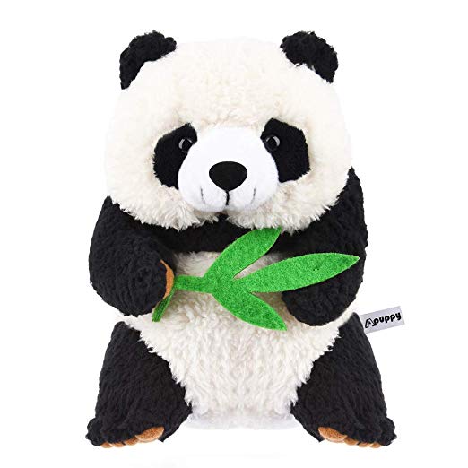 APUPPY Talking Panda, Repeats What You Say Plush Animal Toy Buddy Panda for Boys Girls Kids Gift
