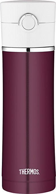 Thermos 16 Ounce Stainless Steel Vacuum Insulated Drink Bottle, Burgundy