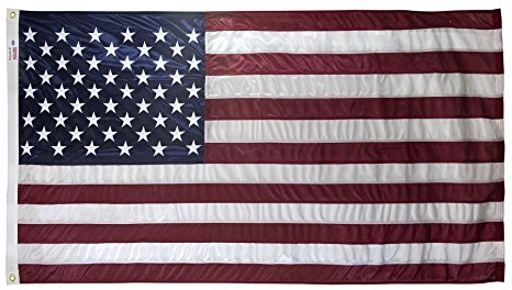 3x5 Foot U.S. American Flag Valley Forge Flag Duratex II Poly High Wind Fully Sewn