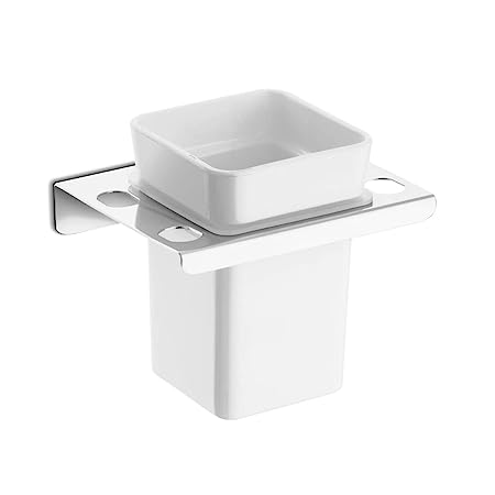 ALTON AQB9221 SS-304 Grade, Tumbler Holder, Wall Mounted, Silver (Silver)