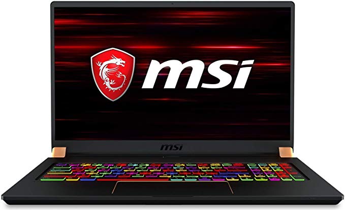 MSI GS75 Stealth-1025 17.3" 144Hz 3ms Ultra Thin and Light Gaming Laptop Intel Core i7-8750H RTX2070 16GB DDR4 512GB Nvme SSD TB3 Win10Home VR Ready