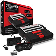 Hyperkin RetroN 2 Gaming Console for SNES/ NES (Black)