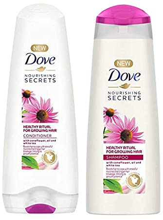 Dove Healthy Ritual for Growing Hair Conditioner, 180 ml & Dove Healthy Ritual for Growing Hair Shampoo, 180 ml