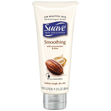 Suave Skin Solutions Body Lotion, Smoothing with Cocoa Butter and Shea 3 oz