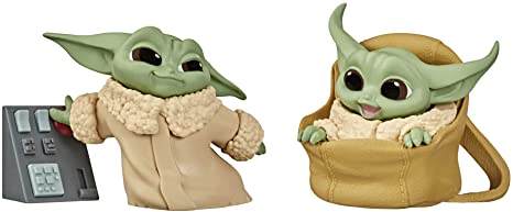 Star Wars The Bounty Collection Series 2 The Child Collectible Toys 2.2-Inch Speeder Ride, Touching Buttons Figure 2-Pack