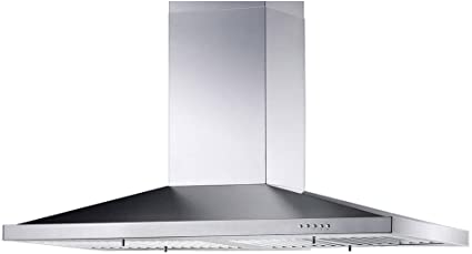 Blue Ocean 30" RH02I Stainless Steel Island Mount Kitchen Range Hood | 760 CFM | PRO PERFORMANCE | Over Stove Vent with 4 Lights | 3 Speed Exhaust Fan | Ducted / Ductless Convertible Duct