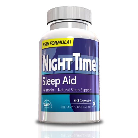 Sleep Aid-NightTime Sleep Aids for Adults, 60 Capsules, 30 Day Supply, Rest and Restore